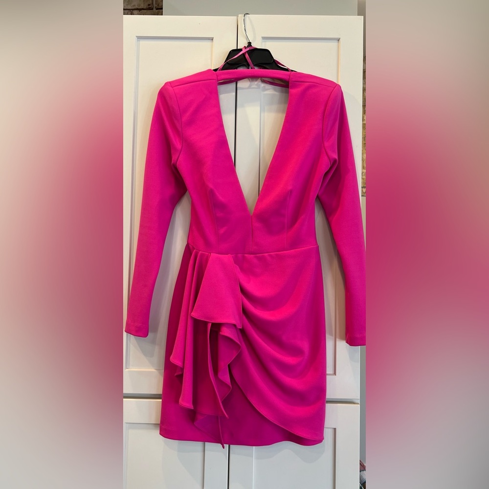 Betsy and Adam pink mini dress